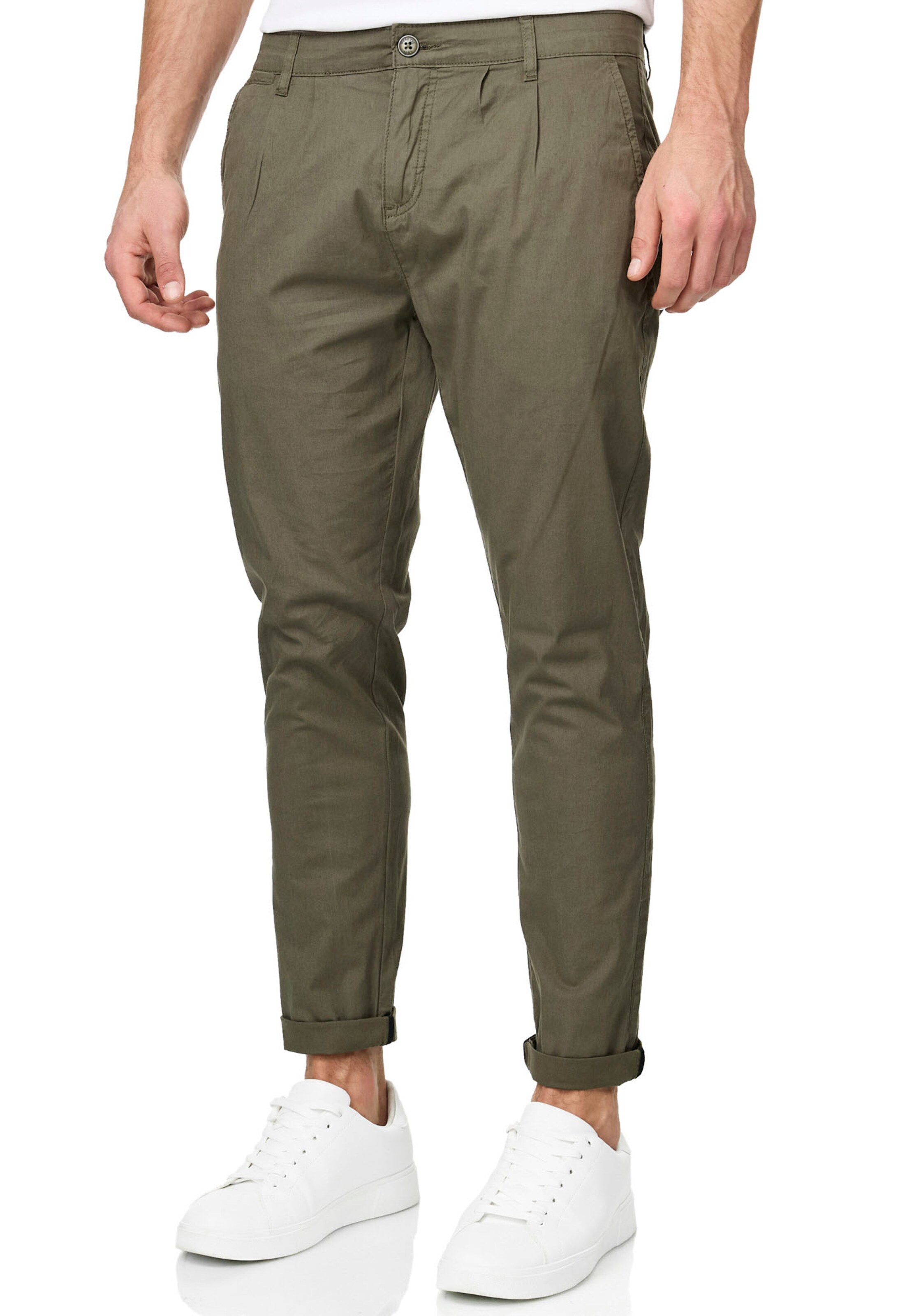 INDICODE JEANS Regular Pants in Green