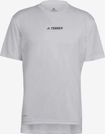 ADIDAS TERREX Funktionsshirt in Weiß: predná strana