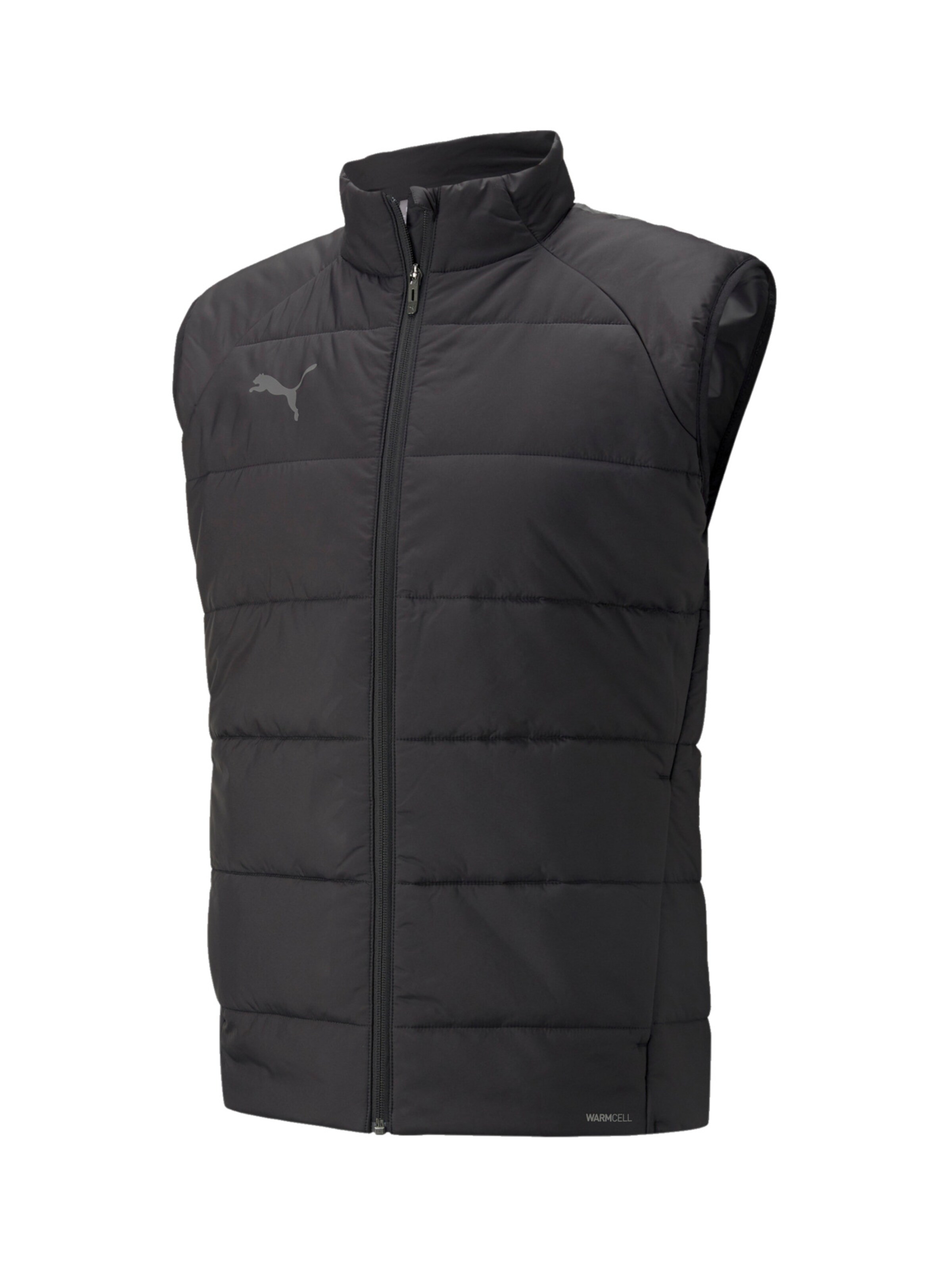 PUMA Weste in Schwarz: Vorderseite