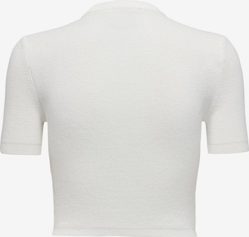 Pull-over 'KAI' ONLY en blanc