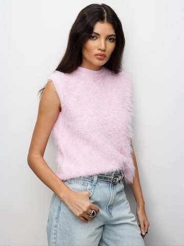 Gilet in maglia 'Pullunder' di MixRay in rosa