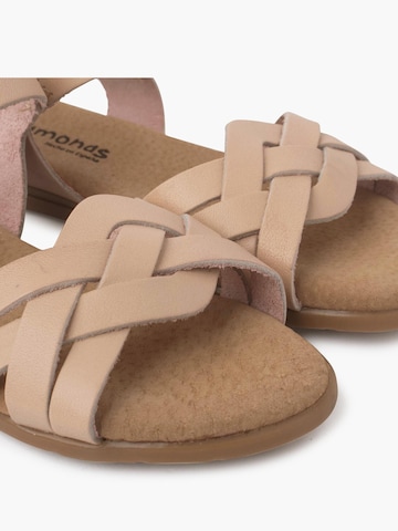 Sandales Pisamonas en beige