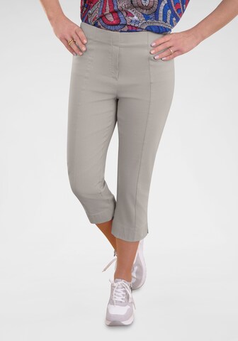 Navigazione Slimfit Hose in Silber: predná strana