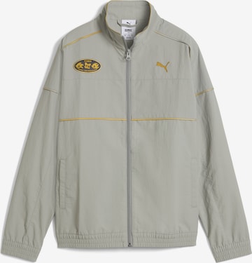 PUMA Sports jacket 'PUMA x SONIC THE HEDGEHOG' in Grey: front