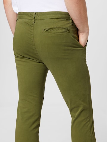 BURTON MENSWEAR LONDON - Slimfit Calças chino em verde