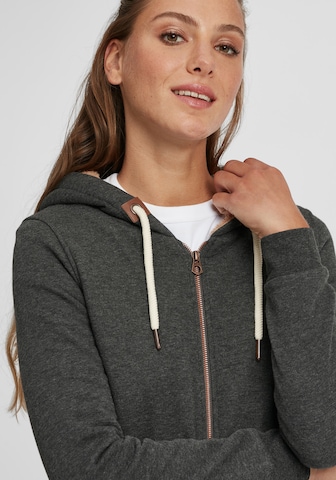 Oxmo Sweat jacket 'Vicky' in Grey