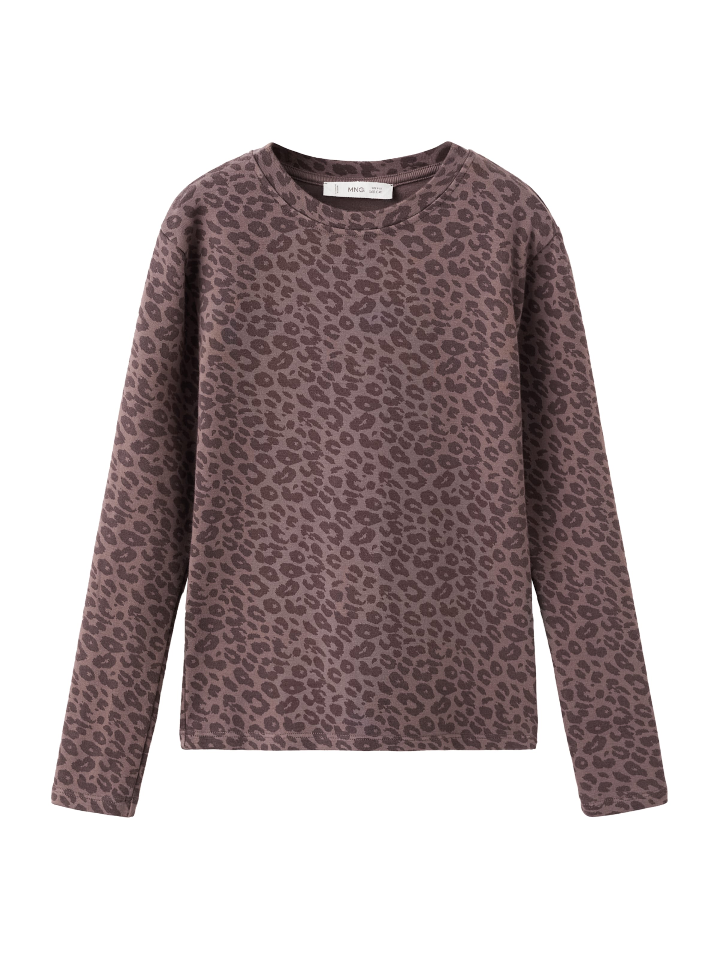MANGO KIDS Shirt 'MANCHA' in Braun: Vorderseite