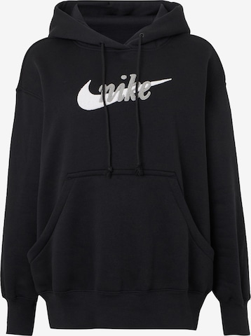 juoda Nike Sportswear Megztinis be užsegimo 'PHNX FLC': priekis