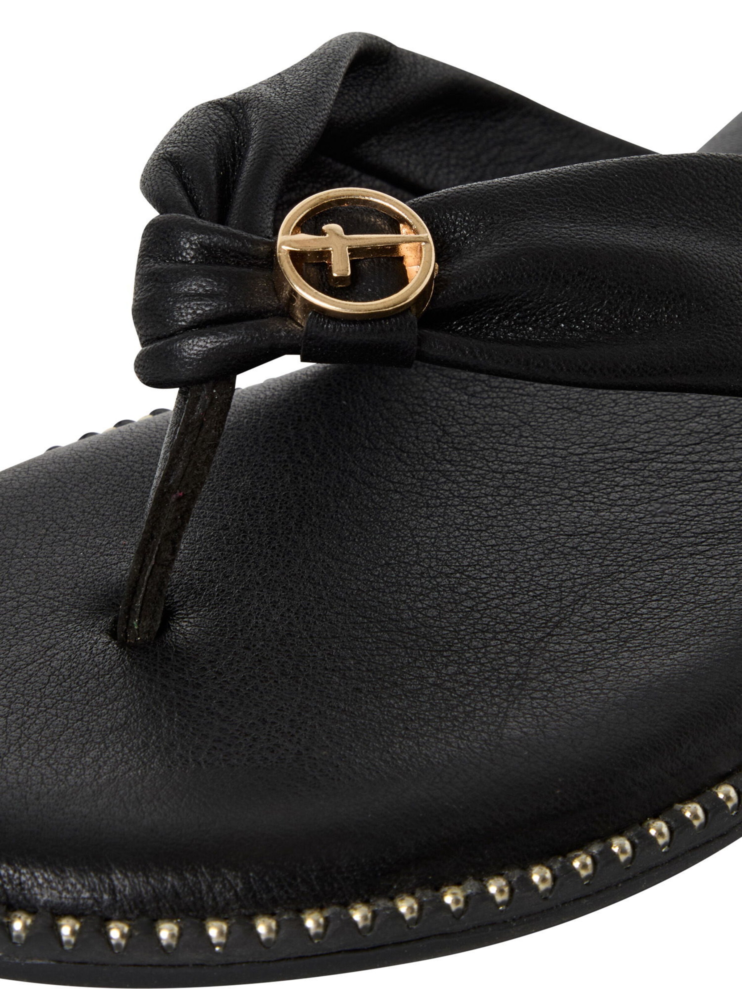 Tamaris Teenslipper 'Dianette' in Zwart