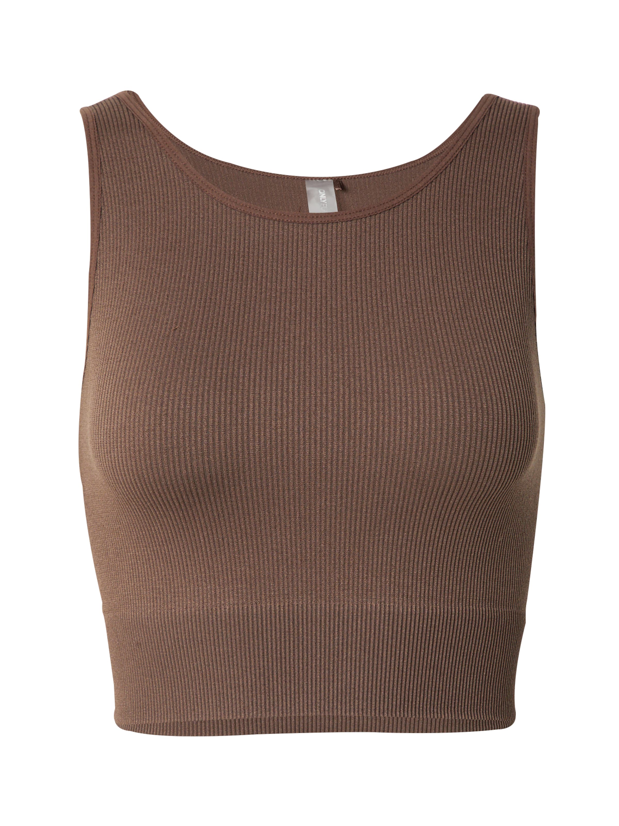 Top sportivo 'ONPJAIA' di ONLY PLAY in marrone: frontale