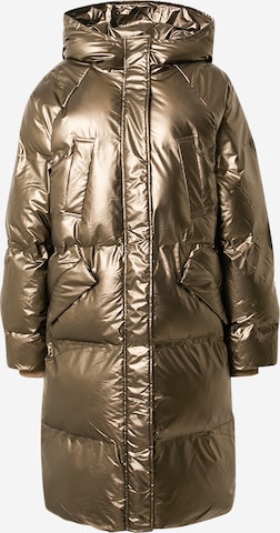 ICHI Zimní bunda – zlatá: přední strana