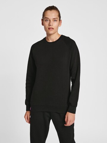 Hummel Athletic Sweatshirt in Black: front