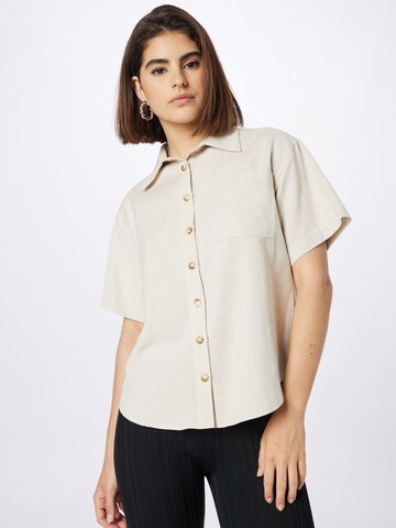 Warehouse Blouse in Grijs: voorkant