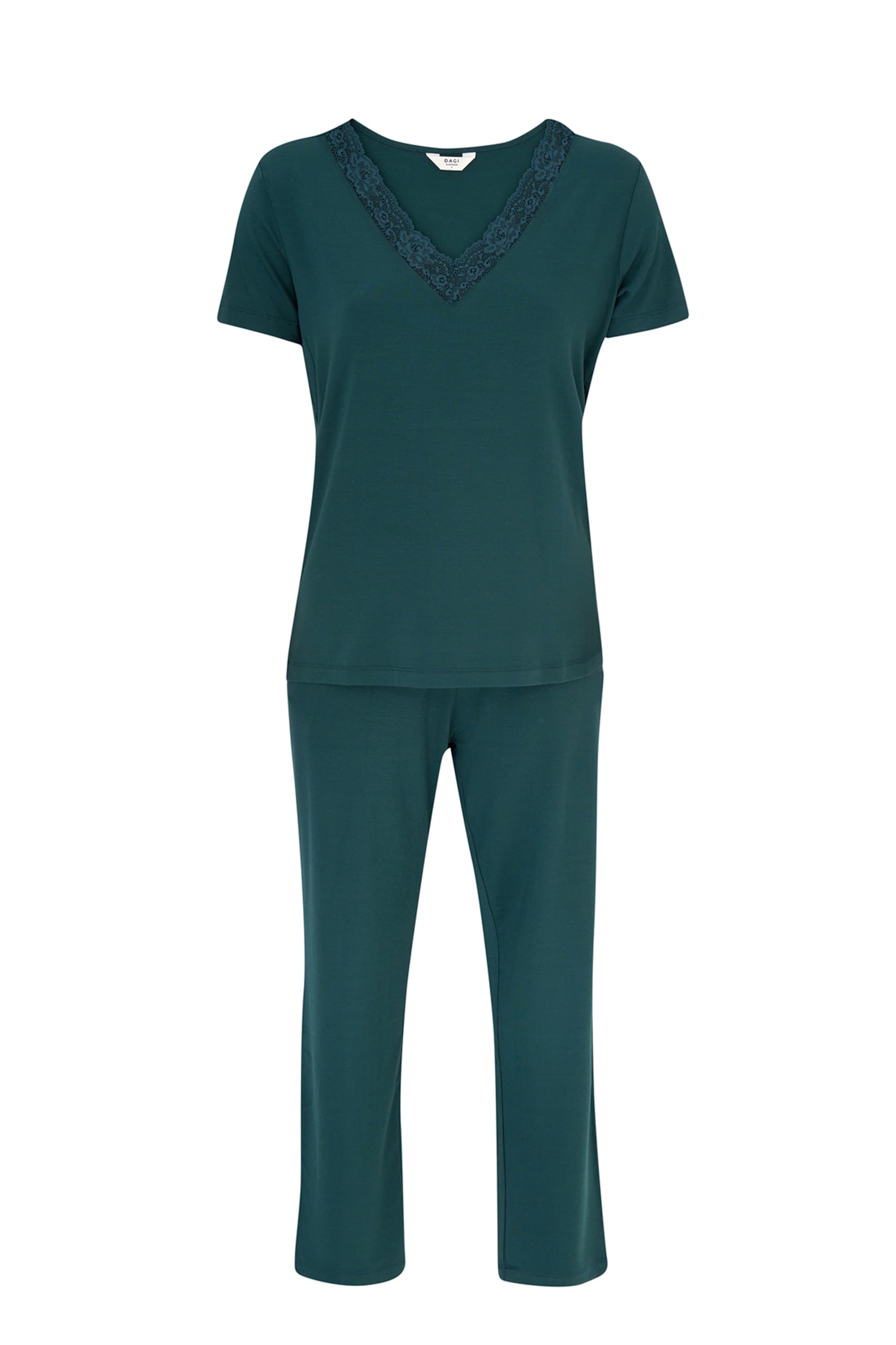 zaļš Dagi Pidžama: no priekšpuses