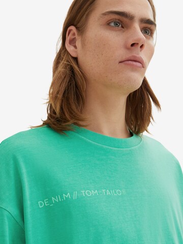 T-Shirt TOM TAILOR DENIM en vert