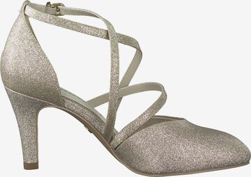 TAMARIS Slingback pumps in Gold