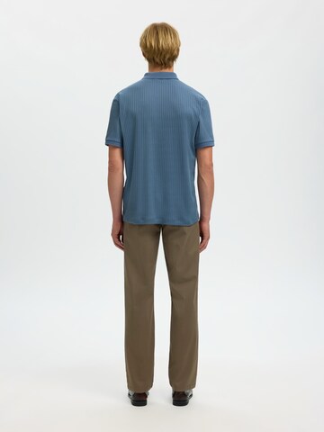 T-Shirt 'SLHFave' SELECTED en bleu