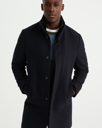 WE Fashion Between-Seasons Coat in Blue: front