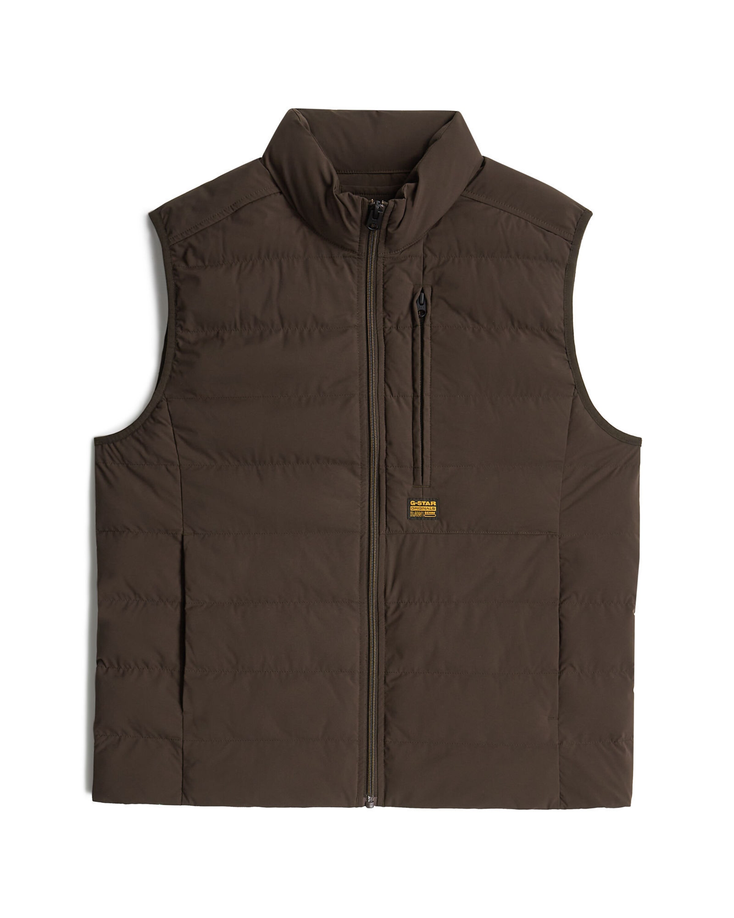 G-STAR Weste 'Foundation' in Grün: Vorderseite