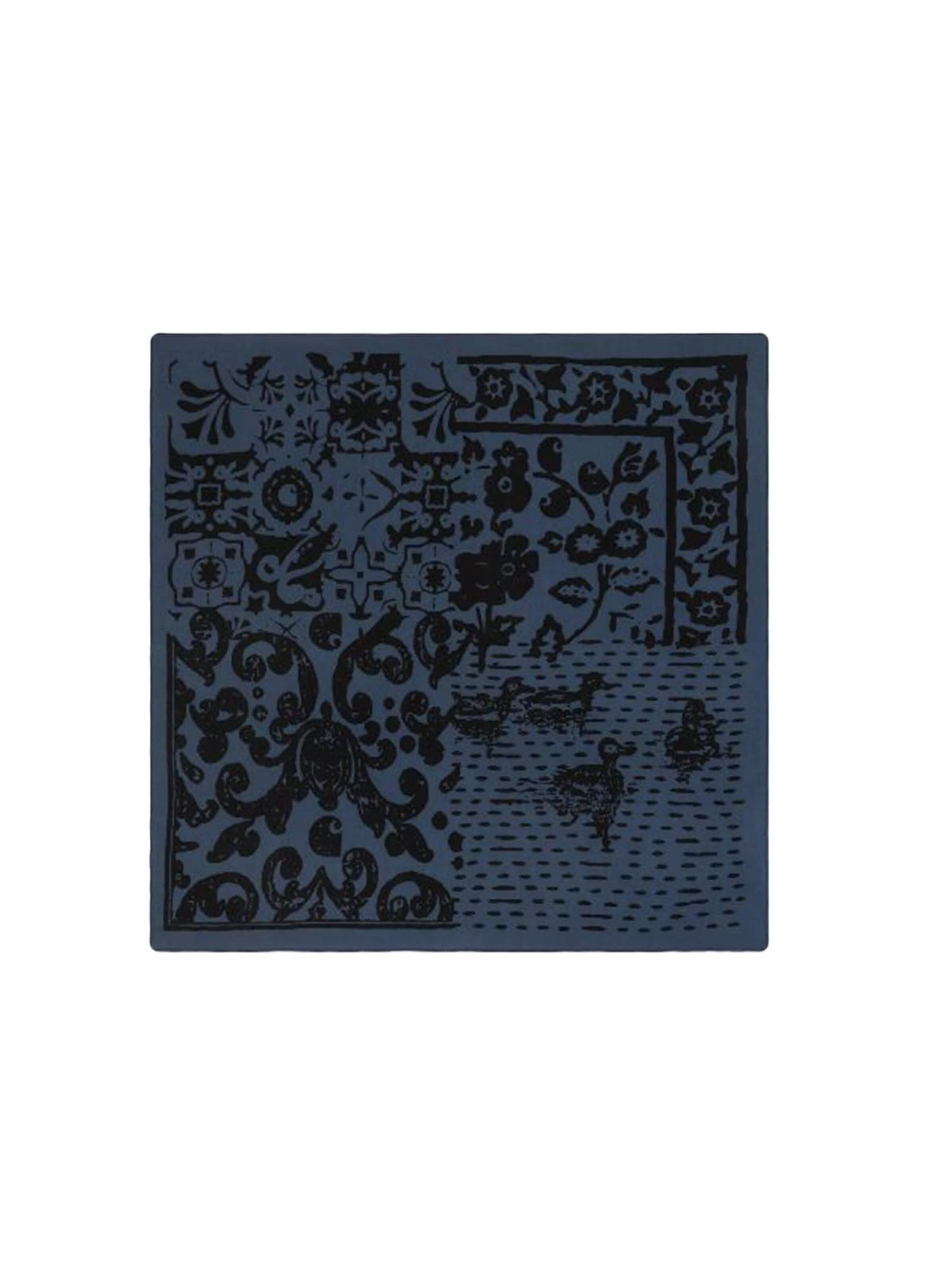Carhartt WIP Szalik 'Vestige Bandana Blue / Black' w kolorze niebieski: przód