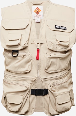 COLUMBIA Sportbodywarmer in Beige: voorkant