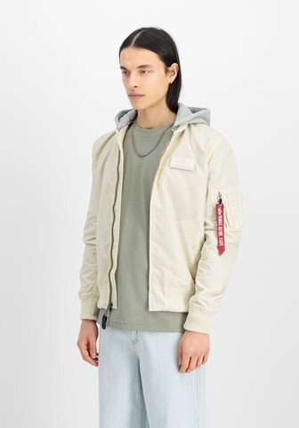 ALPHA INDUSTRIES - Chaqueta de entretiempo 'MA-1' en beige: frente