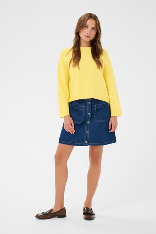 SAINT TROPEZ Trui 'Larna' in Geel