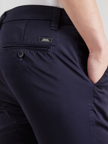 Slimfit Pantaloni di ARMANI EXCHANGE in blu