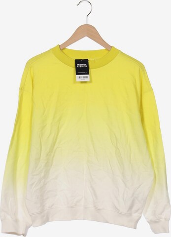 HUGO Sweatshirt & Zip-Up Hoodie in XXL in Yellow: front