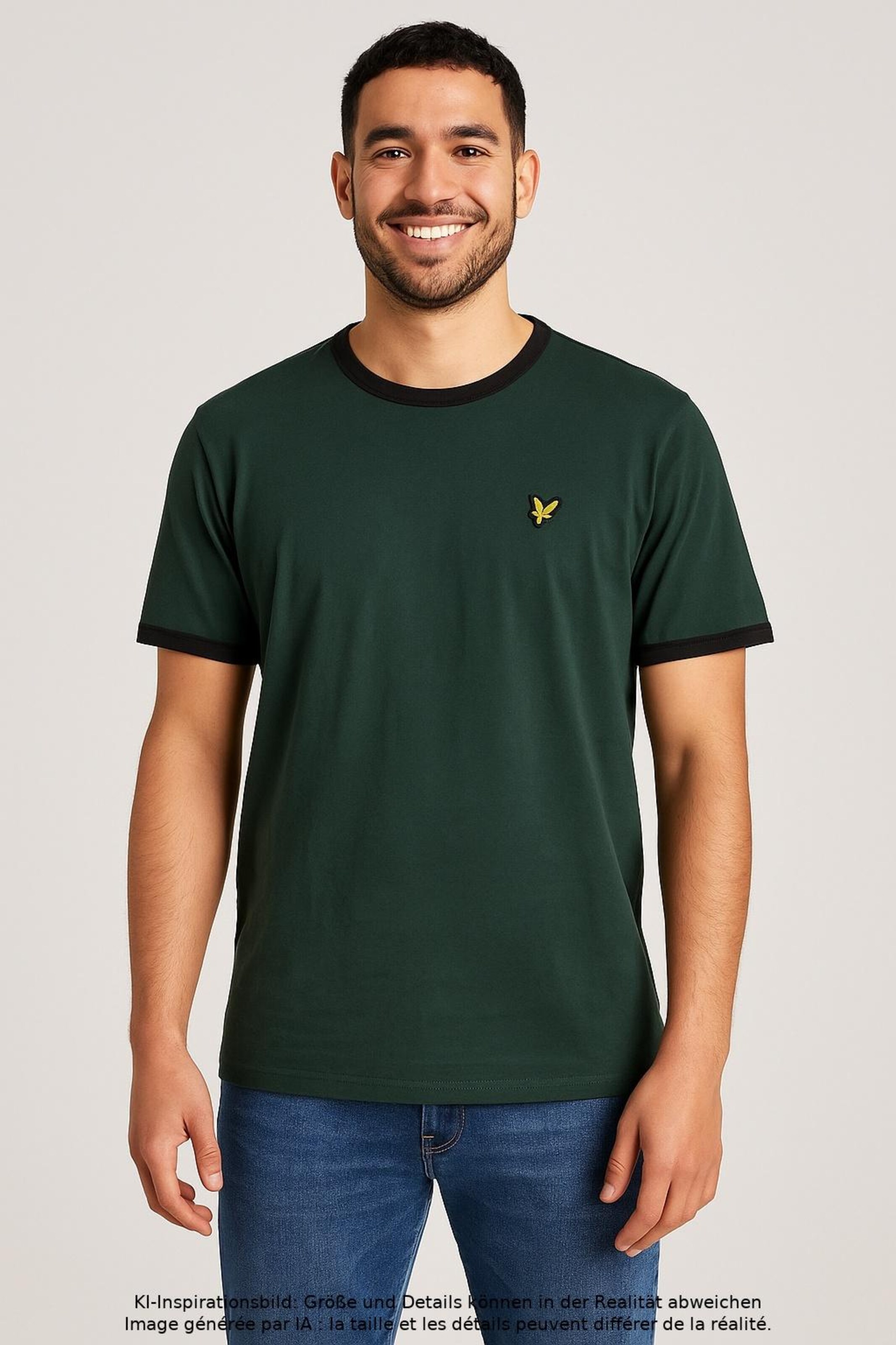 Lyle & Scott Shirt in XL in Green: front