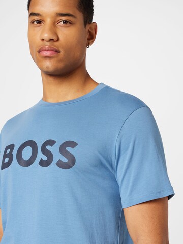 BOSS - Camisa 'Thinking 1' em azul