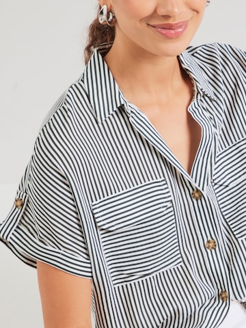 VERO MODA Blouse 'VMBUMPY' in Groen