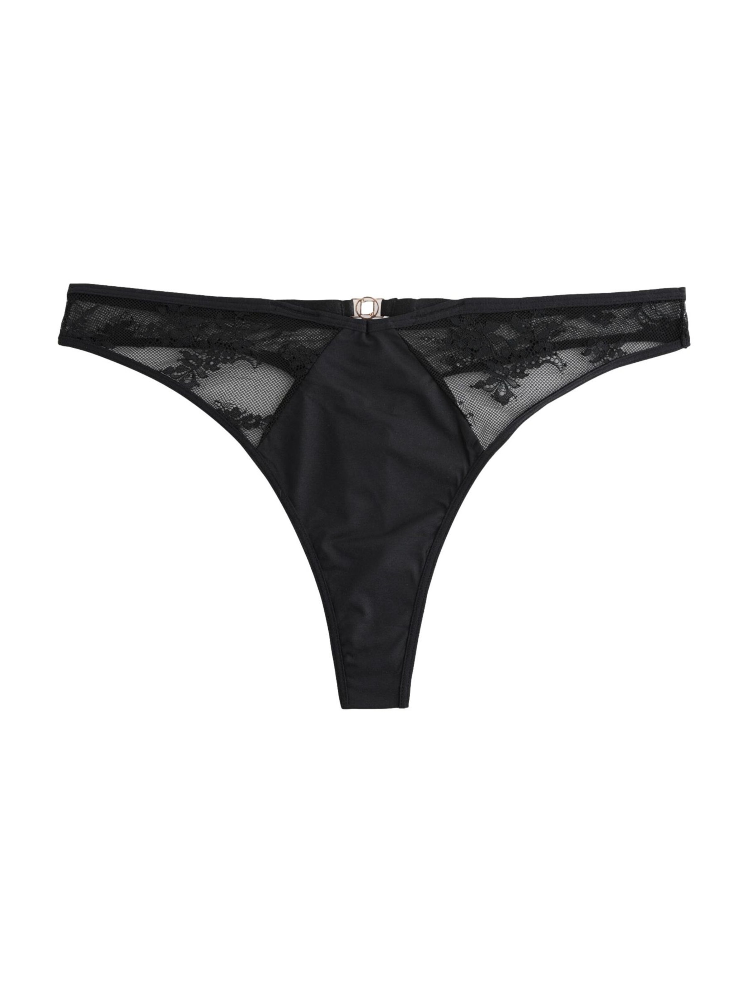 Lipsy String in Schwarz: Vorderseite