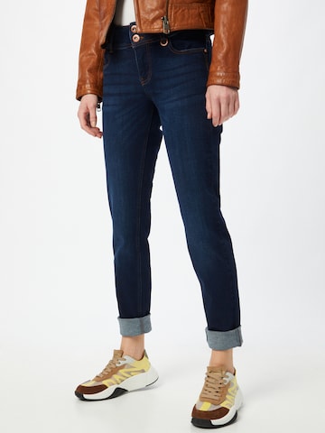 PULZ Jeans Jeans 'Suzy' in Blauw: voorkant