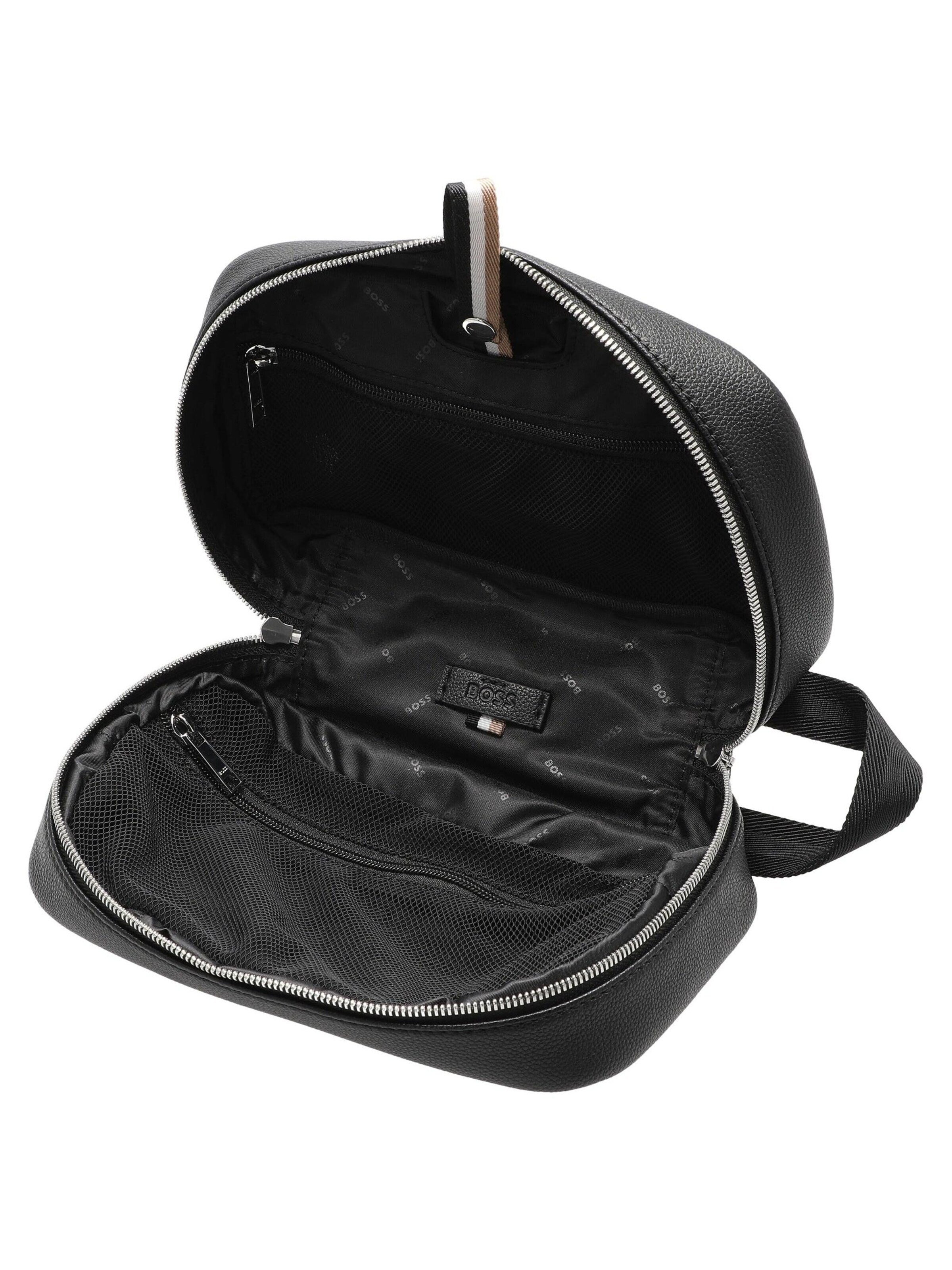 HUGO BOSS Kulturtasche 'Ray'‌‌‌ in Schwarz