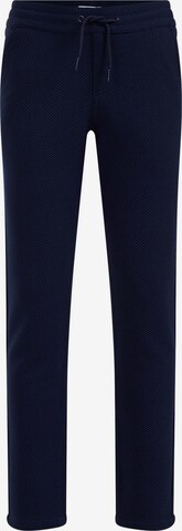 Coupe slim Pantalon WE Fashion en bleu : devant