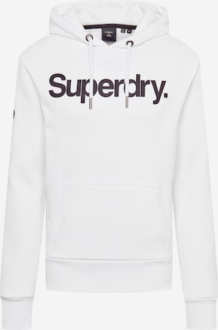 Superdry Mikina – bílá: přední strana