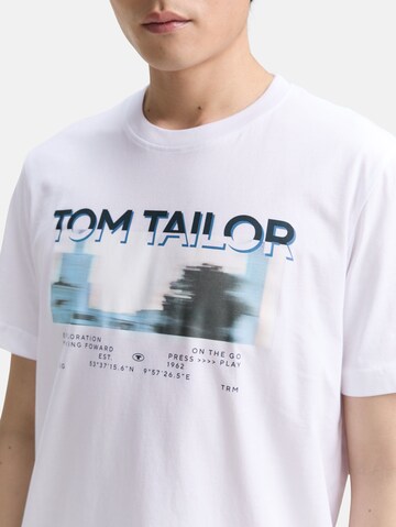 TOM TAILOR Shirt in Wit