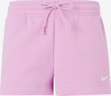 Nike Sportswear Штаны 'PHNX FLC' в Ярко-розовый: спереди