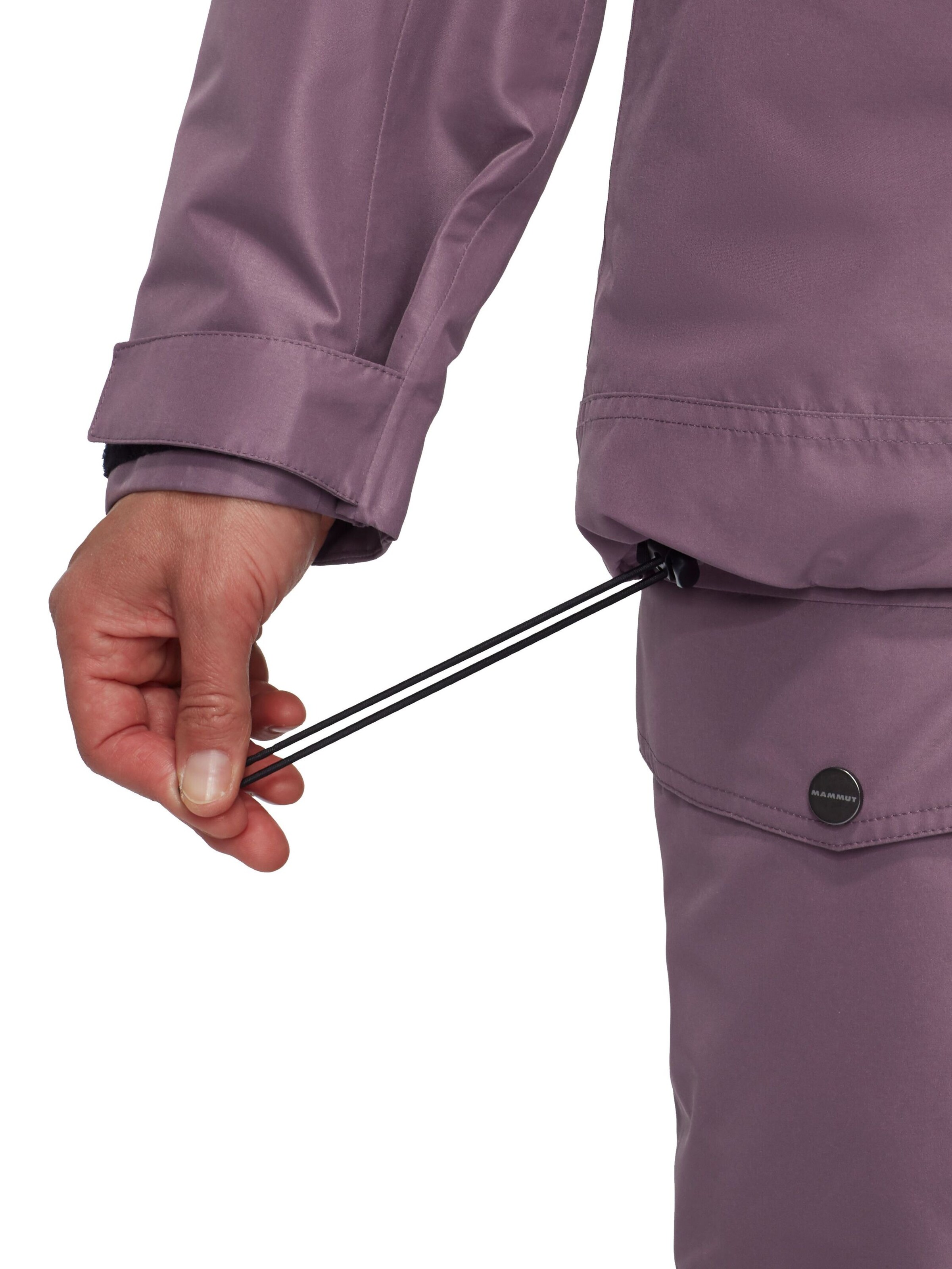 MAMMUT Athletic Jacket 'Fall Line' in Purple