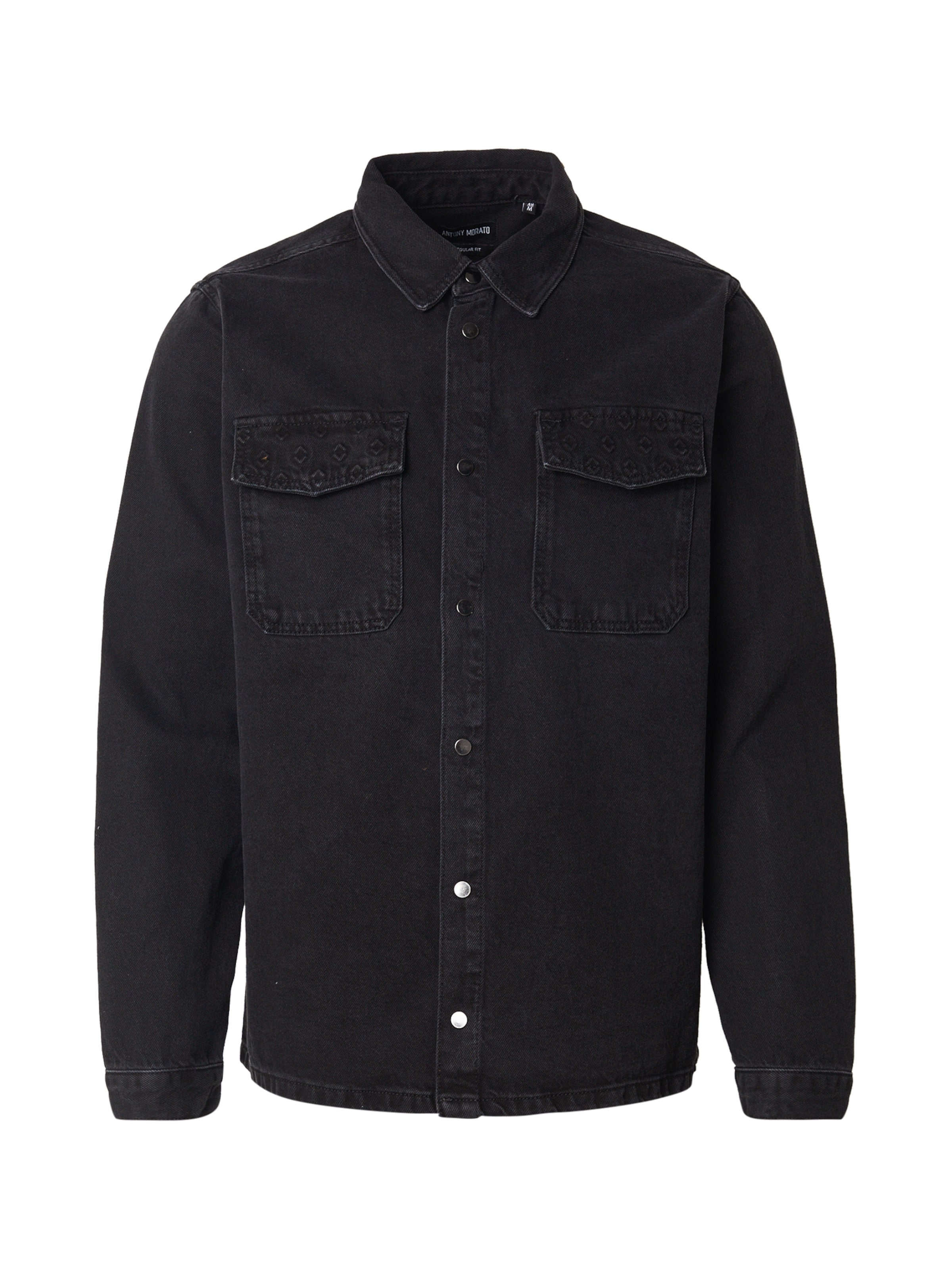 ANTONY MORATO Comfort Fit Košeľa - Čierna: predná strana