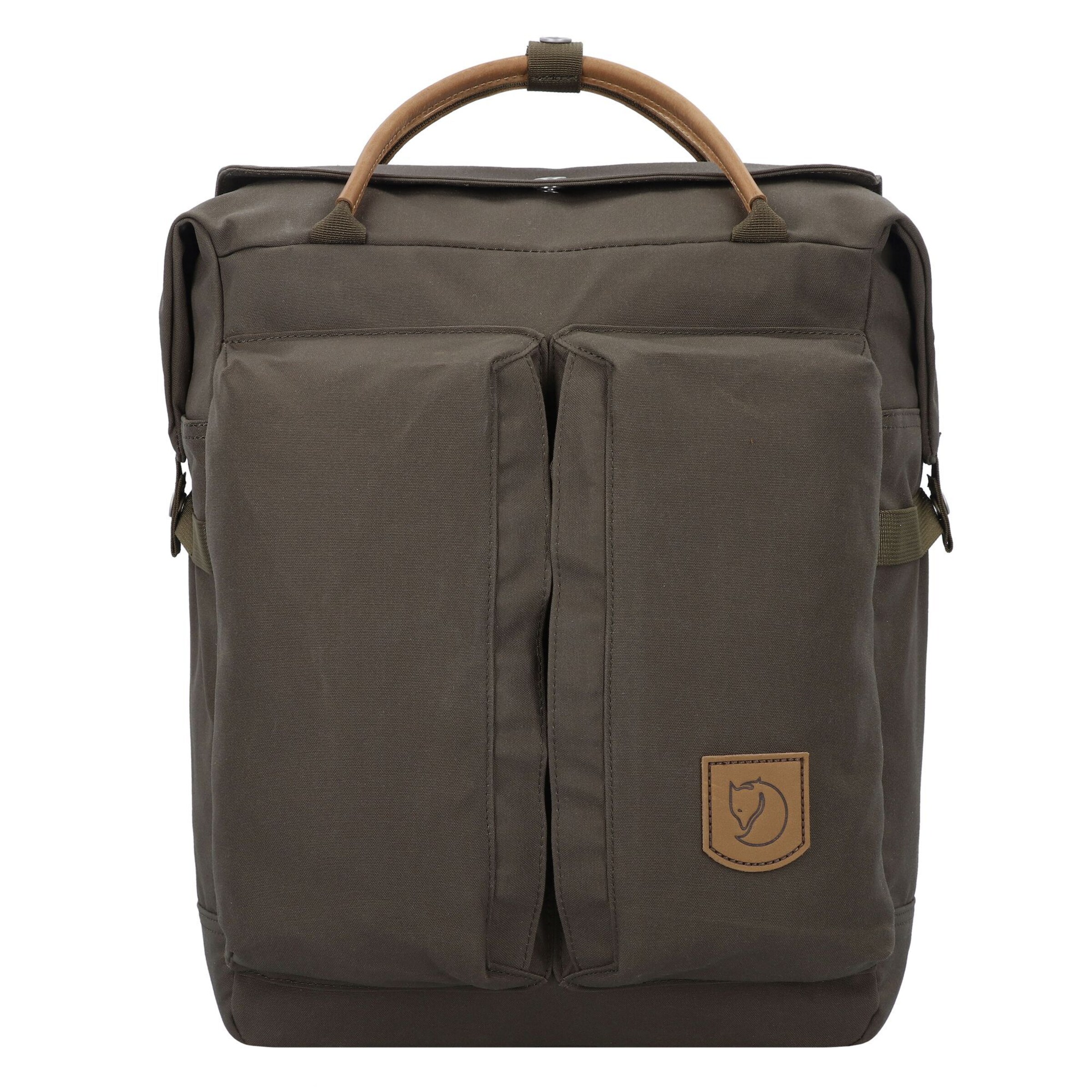 Zaino 'No.1' di Fjällräven in verde: frontale