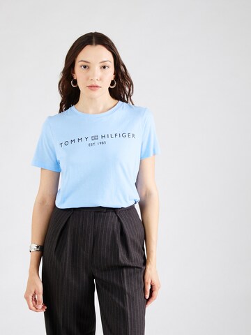 Tricou de la TOMMY HILFIGER pe albastru: față