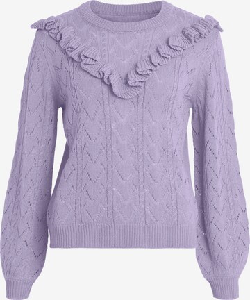 VILA Sweater 'Feba' in Purple: front