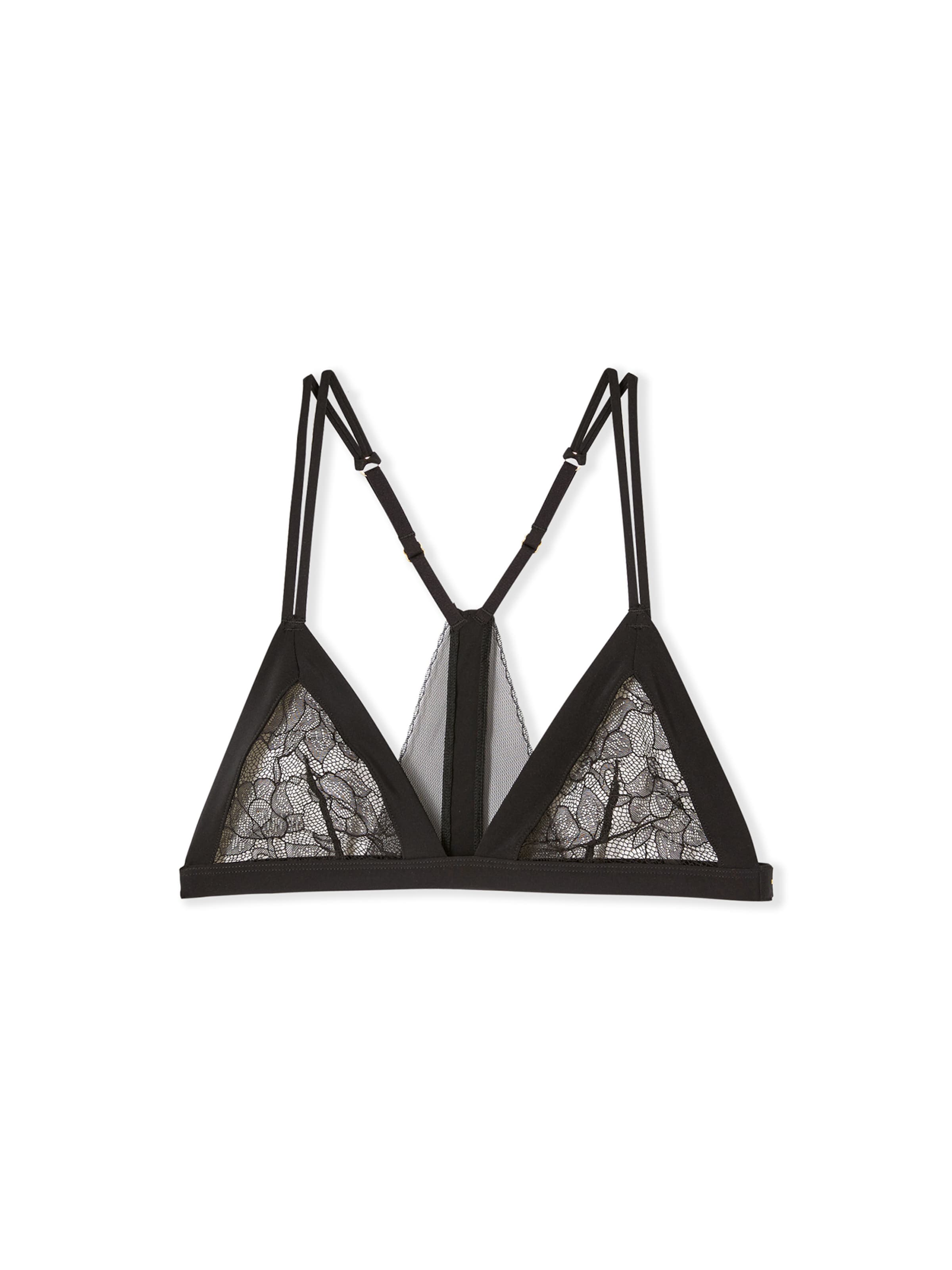Triangolo Reggiseno 'LUXURIANTE' di ETAM in nero: frontale