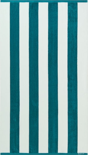 GANT Strandtuch in petrol / weiß, Produktansicht