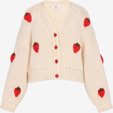 Cardigan 'Young Fashion' MYMO en blanc : devant