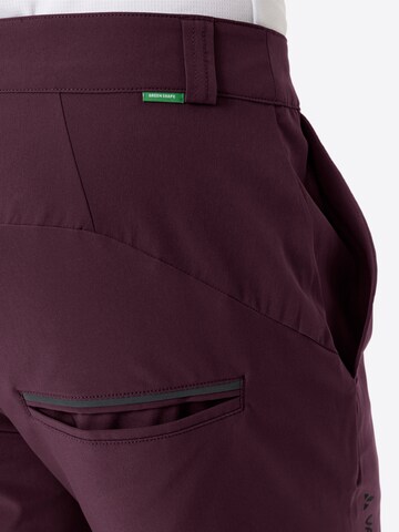 VAUDE Slimfit Outdoorbroek in Rood