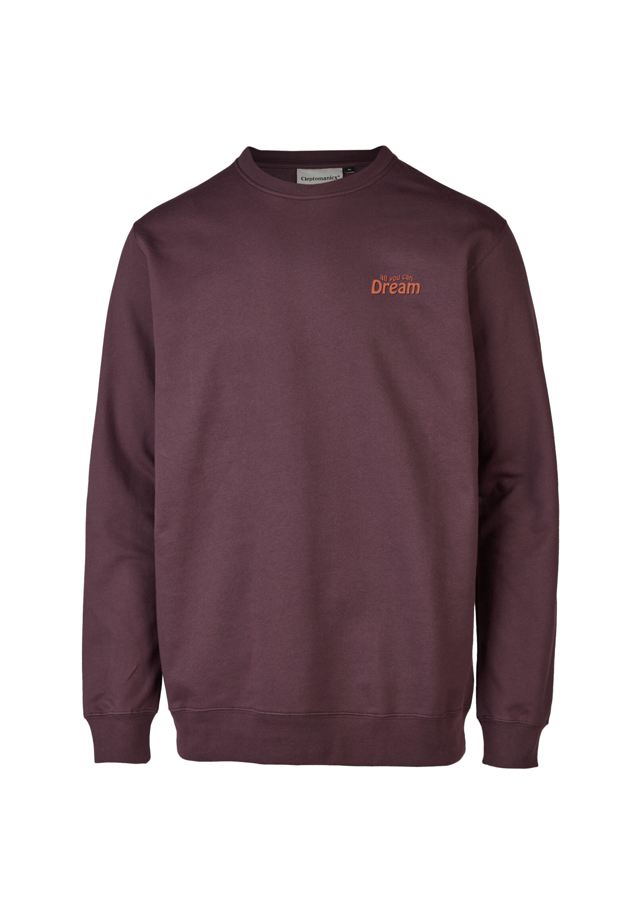 Cleptomanicx Sweatshirt 'Happy Starfish' in Lila: Vorderseite