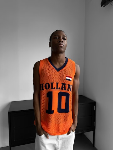 Kleidermafia Shirt in Oranje: voorkant
